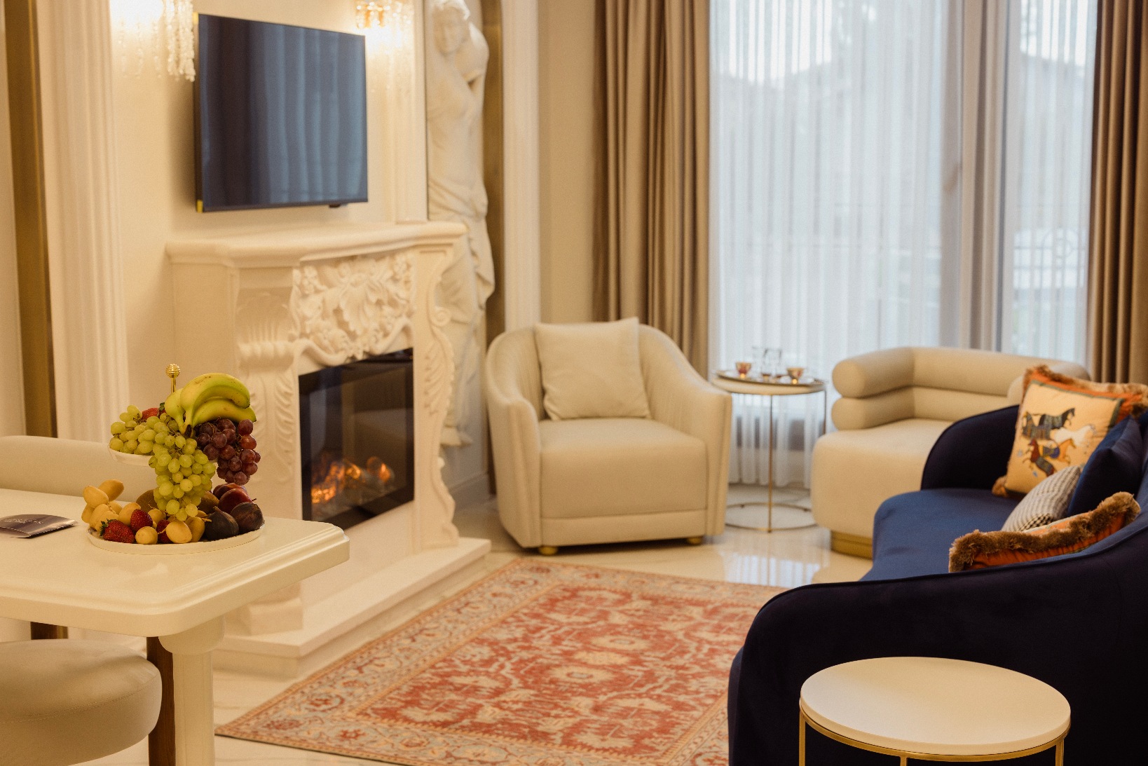 King Suite - Jakuzili, Şömineli