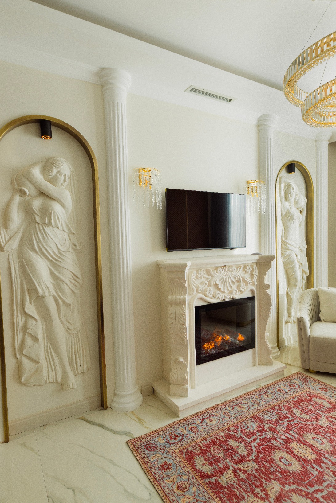 King Suite - Jakuzili, Şömineli